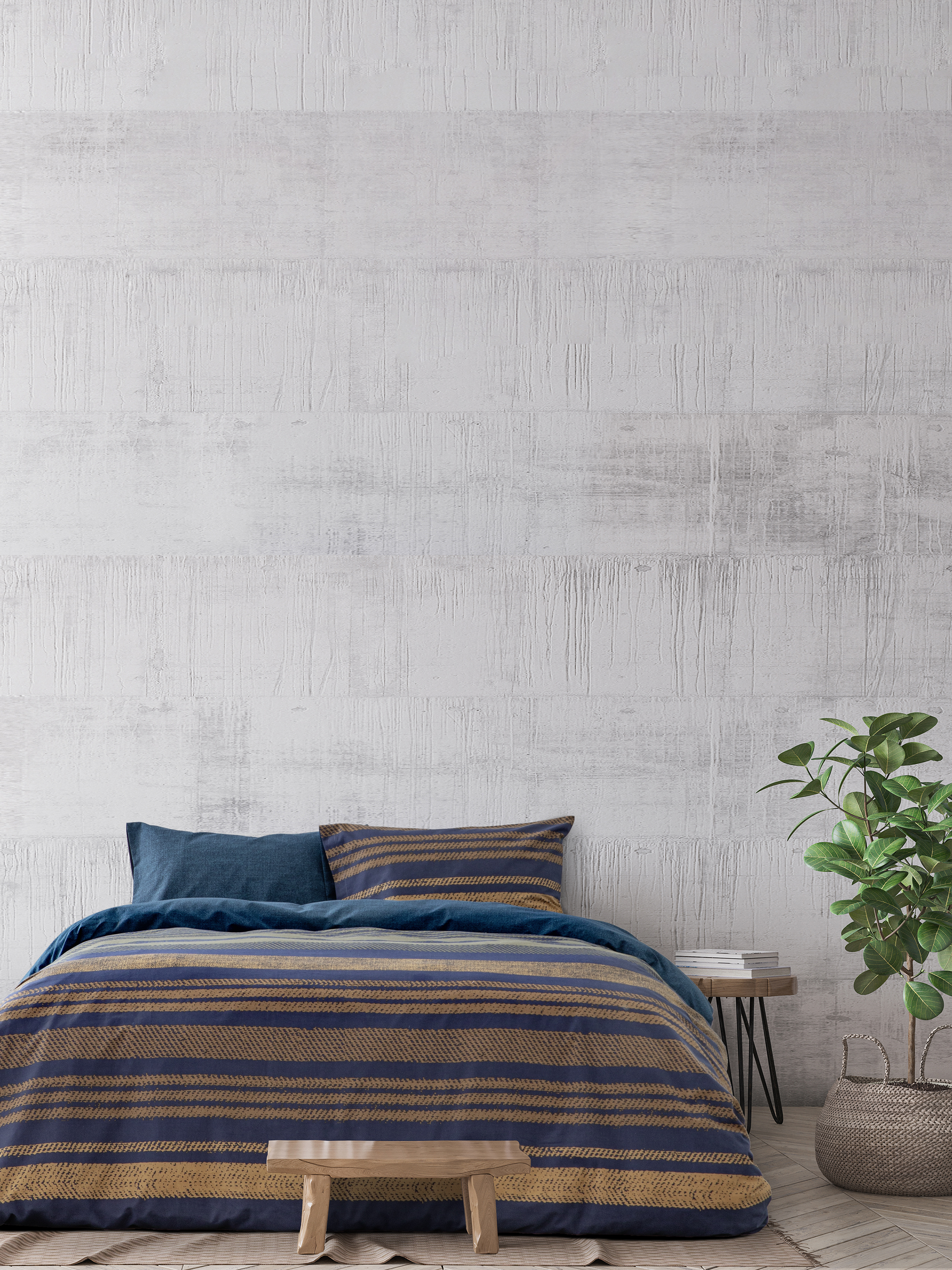 Σεντόνια Σετ Μονά 160x270 Kocoon Tena Blue
